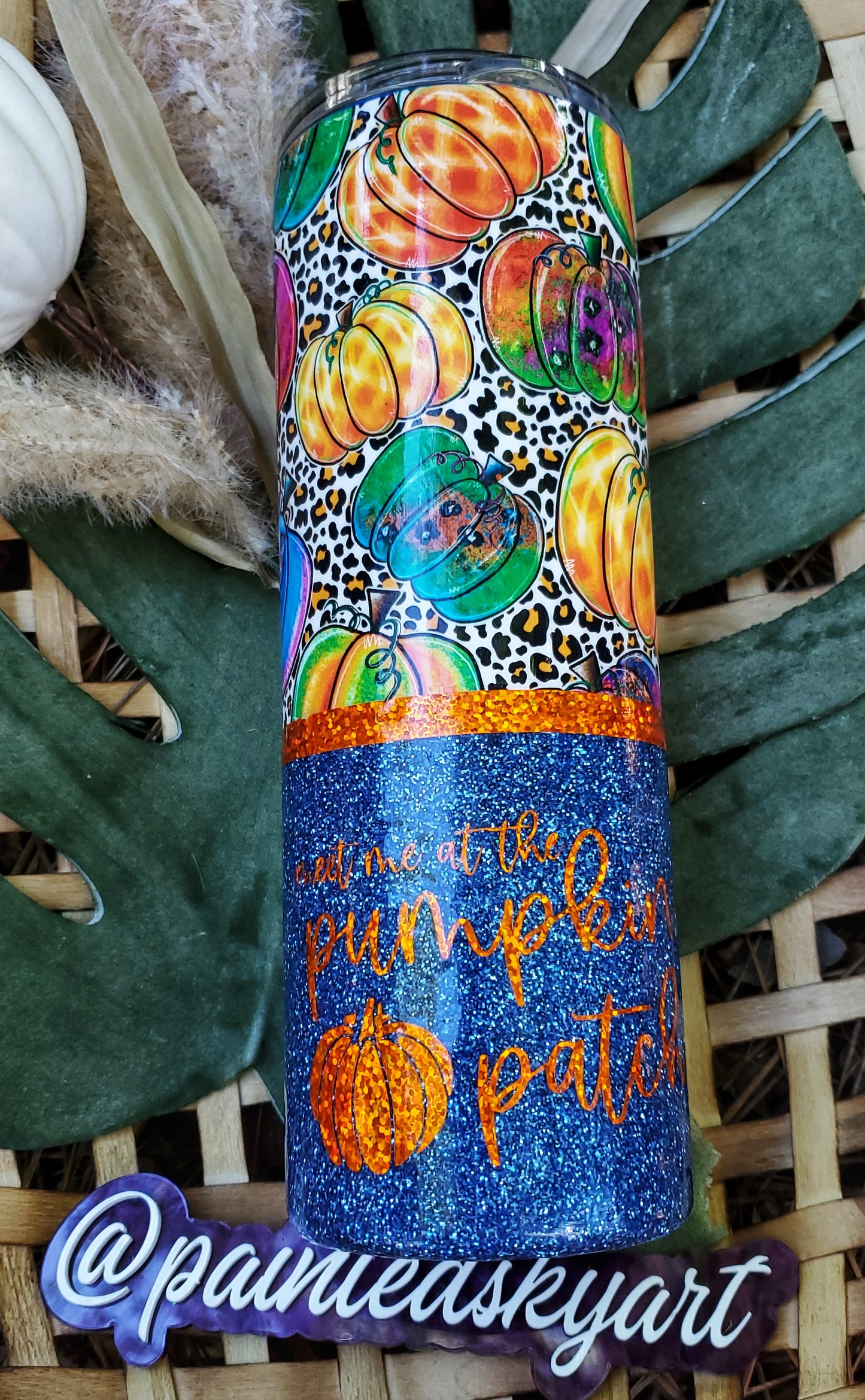 20 oz Meet Me in the Pumpkin Patch Fall Holiday Tumbler